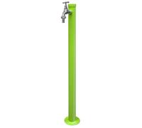 Fontana da Giardino con Rubinetto in Acciaio e Alluminio Cambridge Verde Acido