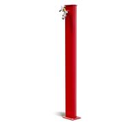 Fontana da Giardino con Rubinetto in Acciaio e Alluminio Cork Rosso Rubino