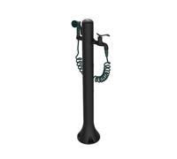 Fontana da Giardino con Rubinetto Tubo Flessibile e Pistola 8 Getti Sined Acqua Pro Nero