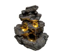 Fontana da Giardino Elettrica con LED e Cascata - Rustic Rapids