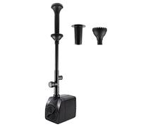Fontana Da Giardino Esterno Cascata, Pompa Per Laghetto Da Giardino 2000l/h 25W, Mini Pompa Acqua Immersione Elettrica, Sommersa Pompa Acquario Regolabile Led, Abbeveratoio Per Uccelli (senza luce)