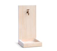 Fontana Da Giardino Moderna A Parete 38x38x79 Kora Rosa Kam