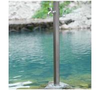 Fontana da giardino per esterni con rubinetto, fontana autoportante, design antigelo per irrigazione e irrigazione, stile sottile e alto, perfetta per la decorazione del paesaggio