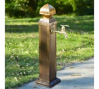Fontana da Giardino Quadrata Ele d - Elemento d'Acqua per Esterni e fontanella Potabile - La Scelta Perfetta per Il Relax e per valorizzare la Bellezza del Tuo Giardino