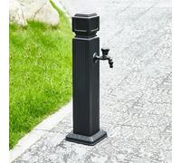 Fontana da giardino verticale indipendente con rubinetto in rame - Colonna d'acqua decorativa per esterni per l'irrigazione e l'idratazione del cortile, perfetta per l'arredamento del giardi