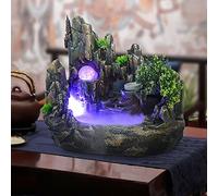 Fontana da interni a LED RGB - Gioco di sfere d'acqua da tavolo con cambio colore per decorazione interna ed esterna. Perfetto come funzione cascata per la vostra casa