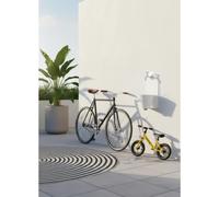 Fontana da Parete Giardino con Rubinetto e Secchio NON Removibile Dimensioni 23x25xh 50cm - peso 6,7kg con tubo rubinetto, Garantita contro la ruggine Colore Bianco bianco
