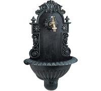Fontana Da Parete, Giardino, Terrazza, Sospesa, Stile Antico, Rubinetto, Vaschet