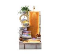 Fontana Da Pavimento Per Interni, Fontana Per Il Tempo Libero, Cascata Con Acquario E Umidificatore Per Piante, Fontana Da Pavimento Per La Decorazione Di Casa E Camera Da Letto, Fontana Da Giardino