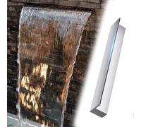 Fontana da piscina a parete per esterni, cascata, detive acqua per giardini, par, cortile, cascate e paesaggi, perfetta decorazione per esterni