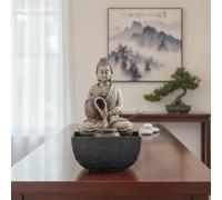 Fontana da Tavolo con Buddha Design Compatto Fontanella Zen da Tavolo per