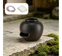 Fontana da tavolo con vaso in terracotta per interni, ideale per hotel.