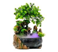 Fontana da tavolo,Decorative Fontane per interni con atomizzazione,Colore Cambiante LED,Casa, Ufficio,Ideale Meditazione e Relax,Regalo di Natale