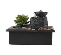 Fontana da tavolo Feng Shui con scena a cascata con luci Regali per la
