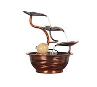 Fontana da tavolo Rame piccolo desktop fontana a cascata interno Fungata soggiorno feng shui la fortunata fontana d'acqua desktop Fontana a cascata