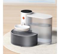 Fontana d'acqua intelligente per animali domestici Fontana automatica per gatti da 3 litri/100 once Senza filtro Dispenser per bere animali domestici per gatti e cani di piccola taglia