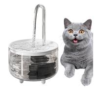 Fontana d'acqua per gatti - Fontana wireless per animali domestici | Dispenser automatico di acqua per gatti con filtro design in acciaio inox per mantenere idratati gli animali domestici, fontana in