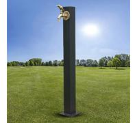 Fontana decorativa da giardino autoportante a colonna d'acqua con rubinetto, ideale per irrigazione e lavaggio del giardino, erogatore d'acqua all'aperto per la cura del prato e del paesaggio
