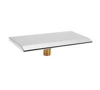 Fontana di acqua montata al muro della fontana della piscina, stagni del filo esterno delle cascata delle lame della cascata della cascata della fontana della piscina dell'acciaio inossidabile per la