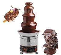 Fontana di cioccolato professionale a 4/5/6 livelli, scaldavivande elettrico a temperatura regolabile for cioccolato, caramello, salsa barbecue, for buffet di nozze, catering, eventi di feste(4tiers)