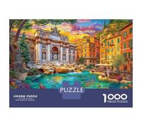 Fontana di Trevi_ Italia Puzzle 1000 Pezzi, Jigsaw Puzzle Ad Alta Difficoltà Regali Per Adulti E Adolescenti, Home Giochi 70x50cm/1000pcs