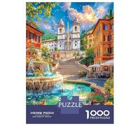 Fontana di Trevi_ Italia Puzzle 1000 Pezzi, Puzzle Impossibile 1000 Pezzi, Gioco Di Sfida Intellettuale 38x26cm/1000pcs