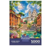 Fontana di Trevi_ Italia Puzzle 1000 Pezzi, Puzzle Impossibile 1000 Pezzi, Gioco Di Sfida Intellettuale 70x50cm/1000pcs