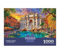 Fontana di Trevi_ Italia Puzzle 1000 Pezzi, Puzzle Impossibile 1000 Pezzi, Gioco Di Sfida Intellettuale 70x50cm/1000pcs