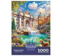 Fontana di Trevi_ Italia Puzzle Da 1000 Pezzi - Puzzle Ad Alta Difficoltà,Giochi Stimolanti Per Tutta La Famiglia 70x50cm/1000pcs