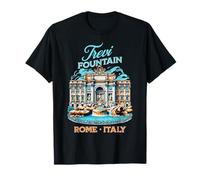 Fontana di Trevi Roma Italia Vacanze Europee Fontana di Trevi Maglietta