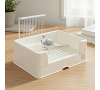 Fontana Doccia per Pappagalli Bordo Ampio e Confortevole Design Anti-Schizzo