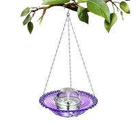 Fontana esterna per il bagno degli uccelli, elettrica, trasparente, protetta contro l'ossidazione decorativa, fontana con pompa per giardino, per cortile, balcone, prato