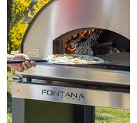 FONTANA FORNI MARINARA APPOGGIO INOX COTTURA DIRETTA A LEGNA LINEA PIZZA 9KW