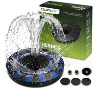 Fontana galleggiante da giardino a energia solare HERMES con LED e pompa LUMILED