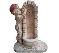 Fontana Giardino Calcestruzzo Cemento Senza Rubinetto 75x35xH.91cm Modello Bimbo