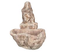 Fontana Giardino Calcestruzzo Senza Rubinetto L.78xP.80xH.95 Cm Modello Pietra