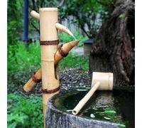 fontana giardino esterno,kit fontana d'acqua di bambù giapponese, Giapponese Cascata Beccuccio, Per Fontana All'aperto Fontana di bambù ispirata a Shishi-Odoshi