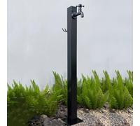 Fontana indipendente della colonna dell'acqua del giardino dell'acciaio inossidabile con il rubinetto, caratteristica dell'acqua all'aperto di facile installazione per la decorazione del giardino
