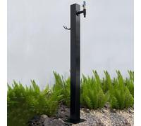 Fontana indipendente della colonna dell'acqua del giardino dell'acciaio inossidabile con il rubinetto, caratteristica dell'acqua all'aperto di facile installazione per la decorazione del giardino