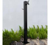 Fontana indipendente della colonna dell'acqua del giardino dell'acciaio inossidabile con il rubinetto, caratteristica dell'acqua all'aperto di facile installazione per la decorazione del giardino