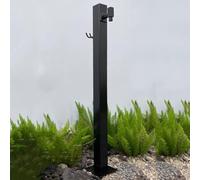 Fontana indipendente della colonna dell'acqua del giardino dell'acciaio inossidabile con il rubinetto, caratteristica dell'acqua all'aperto di facile installazione per la decorazione del giardino