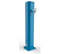 Fontana Lavapiedi da Giardino con Rubinetto Temporizzato Arkema Jolly Blu