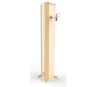 Fontana Lavapiedi da Giardino con Rubinetto Temporizzato Arkema Jolly Champagne Bronze