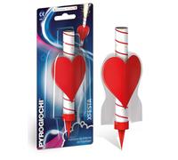 Fontana Luminosa a cuore - Altezza 12 cm | Fontana Scintillante per torte di Compleanni e Anniversari - Pyrogiochi