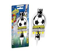 Fontana Luminosa "Football" - Altezza 15 cm -Fontana Scintillante per torte di Compleanni - Pyrogiochi