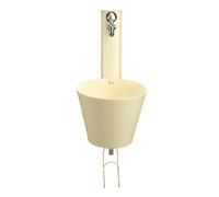 Fontana parete giardino esterno 2 rubinetti BEL-FER 42/PRS