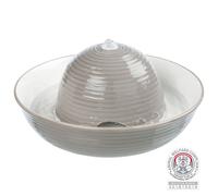 Fontana per bere Vital Flow 1,5 l/ø 28 × 12 cm grigio/bianco
