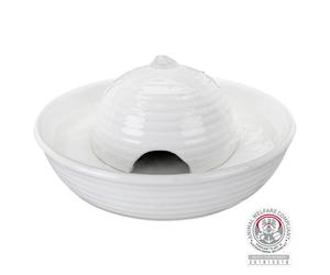 Fontana per bevande Vital Flow 0,8 l/ø 24 × 10 cm bianco
