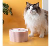 Fontana per gatti in ceramica in porcellana silenziosa automatica per più