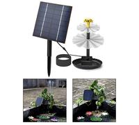Fontana per laghetto uccellini ad energia solare con pompa ad alte prestazioni p